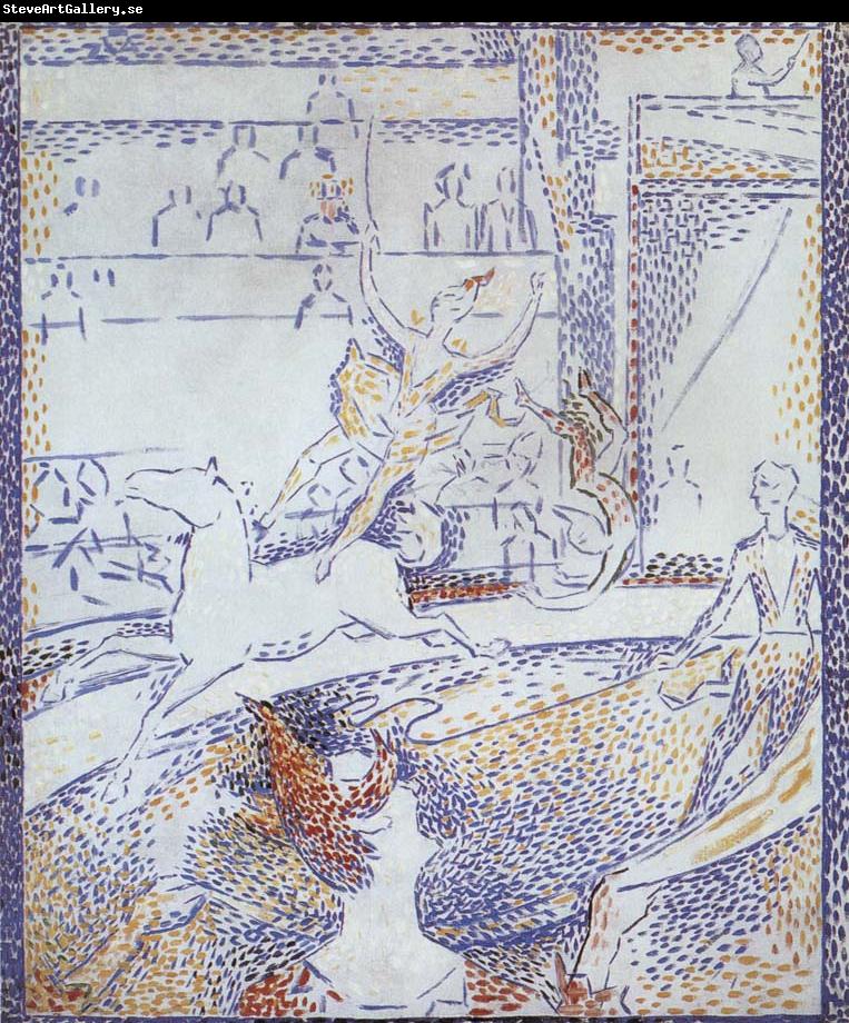 Georges Seurat Study for Circus